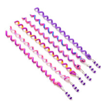 Conjunto de 6 Presilhas para Tranças de Cabelo, em Argila Polimérica