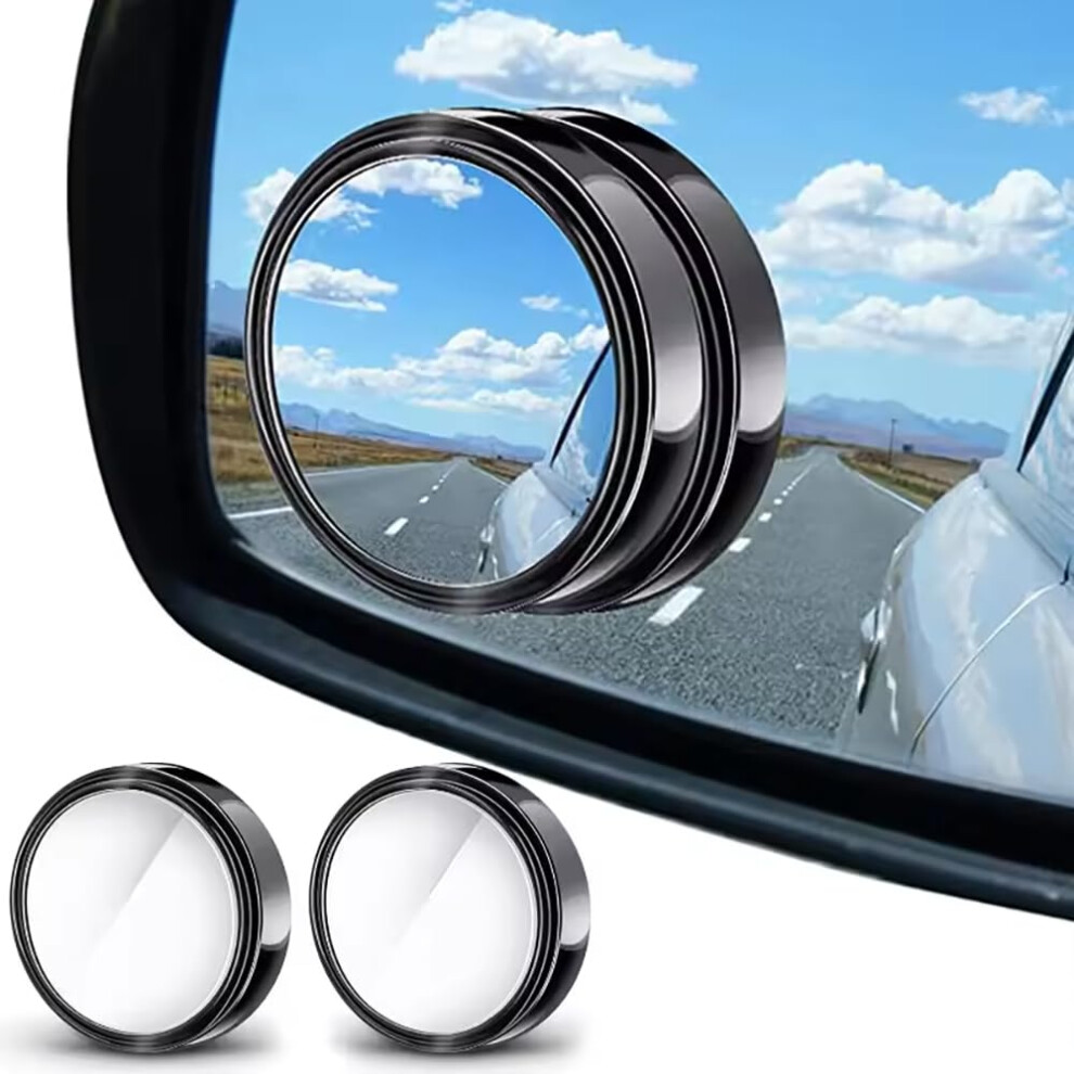 2 Pack Blind Spot Mirrors, 360 Rotatable Adjustable Round Wide Angle 5007437257231