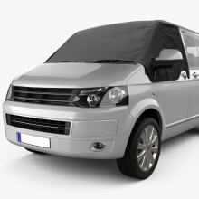 CICMOD Windscreen Cover Front Window Sunshade Frost Snow Screen Wrap Cover for VW T5 Van - Black