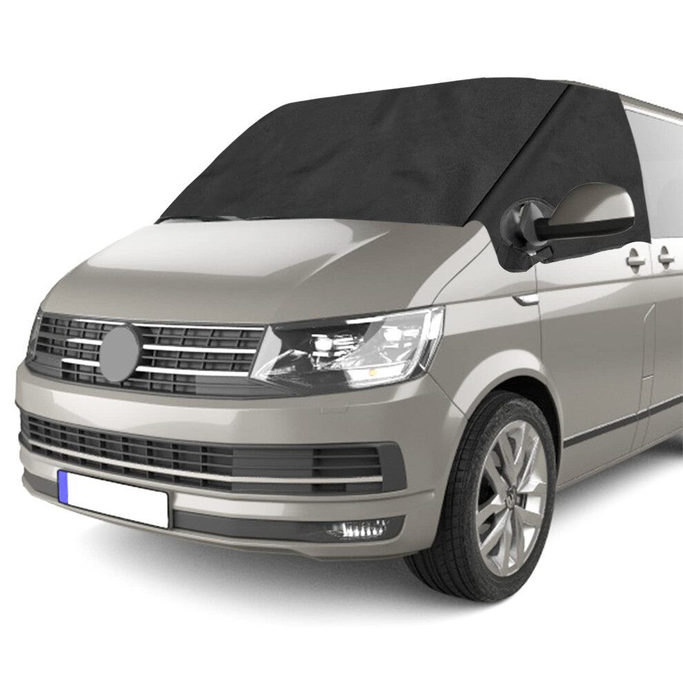 Cicmod Windscreen Cover Window Sunshade Screen Frost Snow Covers For Vw T6 Van - Black 70077186