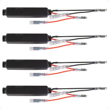 evermotor Led Resistor, 12V 21W Motorcycle Led Resistors, 4Pcs