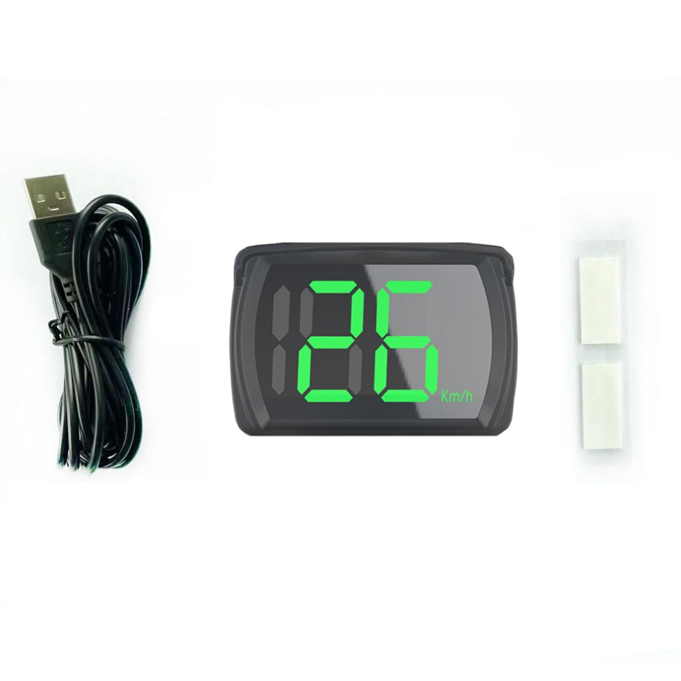 Car Hud Headup Display Mph Gps Digital Speedometer With Led Large Font Display For Car Truck Suv Motorcycle(With Car Charge Adapter,Mph) 50598830