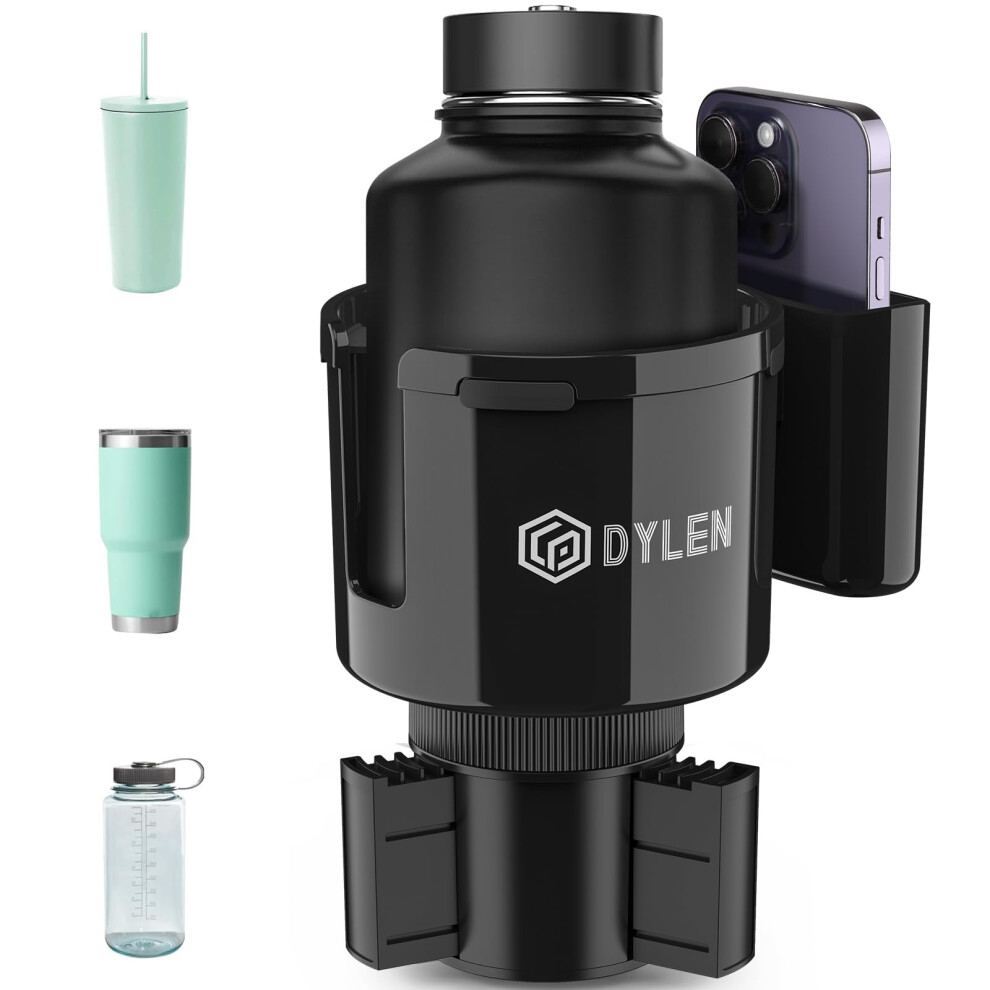 Dylen Car Cup Holder Expander, Cup Holder Expander For Cars With Expandable Base, Fits Large Drink Bottles 0.4-1.5 L (7-10.7 Cm) 55186179