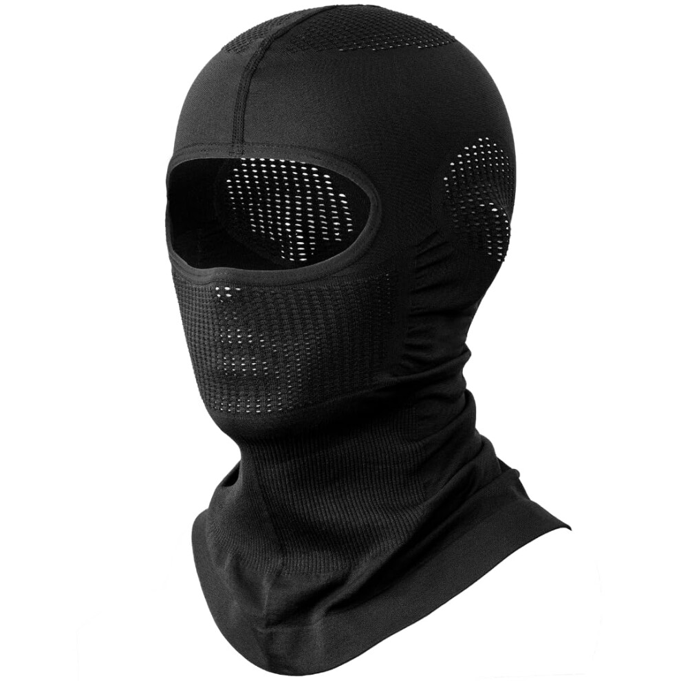 Mulor Balaclava Full Face Mask For Motorbike Cycling Ski Mask For Men Women Breathable Black 77772893