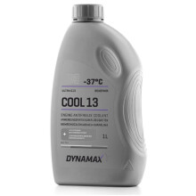 DYNAMAX Cool G13 Antifreeze Coolant READY MIX -37, 1 Litre, Light Red/Violet Colour