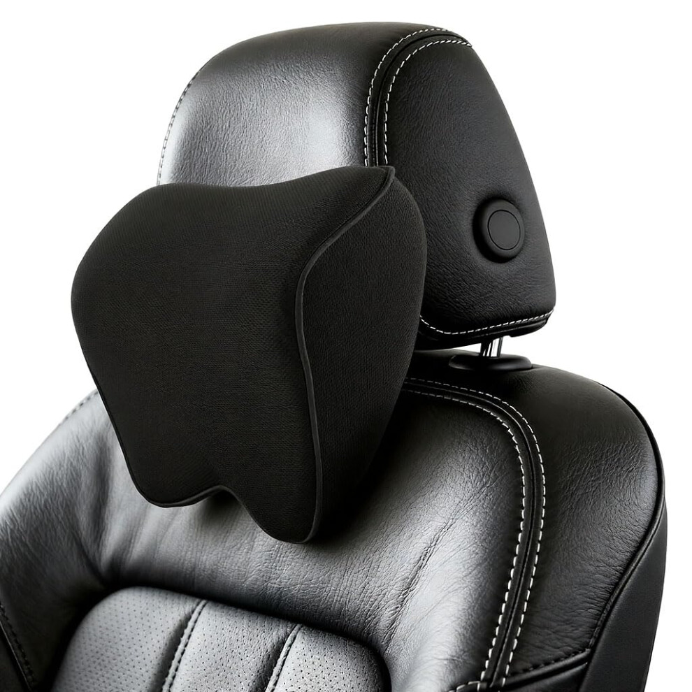 Alaoo Car Neck Support Pillow, Car Seat Headrest For Relieving Neck Fatigue With Adjustable Strap, Soft Memory Foam And Breathable Removable Cover Fo 62626262