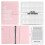 Money Saving Challenge Envelopes Pink 100-Pack 1