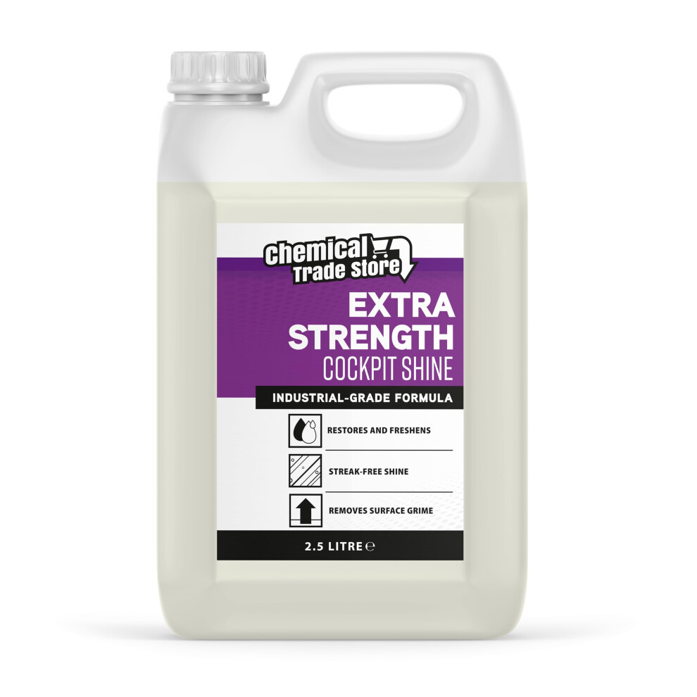 Chemical Trade Store - Cockpit Shine | Car Interior Cleaner Restores Dashboards And Trims - Suitable For Plastic, Rubber And Vinyl, Ideal For Car Det 42566076