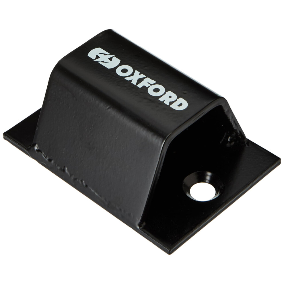 Oxford Lk397 Brute Force Ground Anchor. Motorcycle Motorbike Bicycle Ebike Security/Wall Anchor, Black 44445133