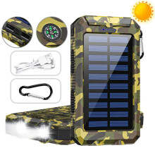 Xhy Solcellsladdare 20000mAh med dubbla USB-portar