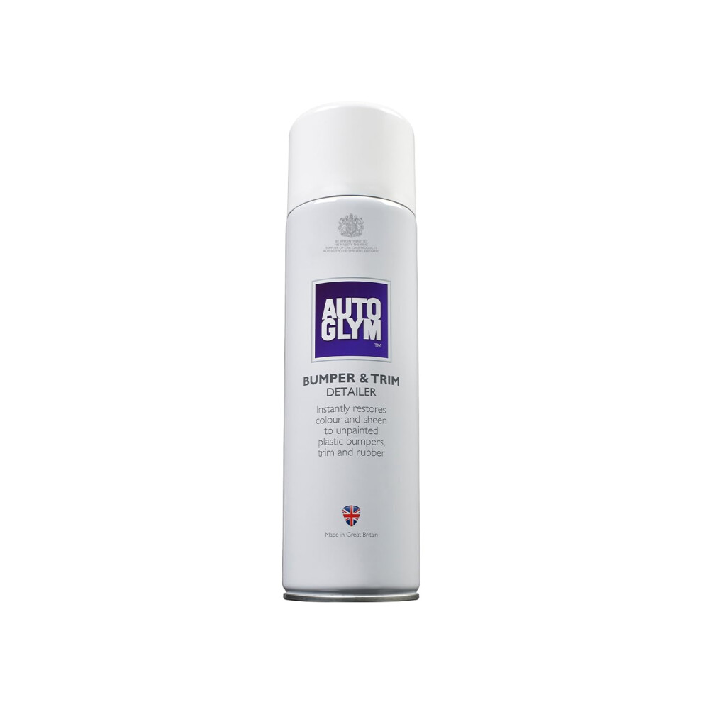Autoglym Bumper & Trim Detailer, 450Ml - Car Trim Restorer Instantsly Restores Colour And Sheen To Unpainted Bumpers And Trims