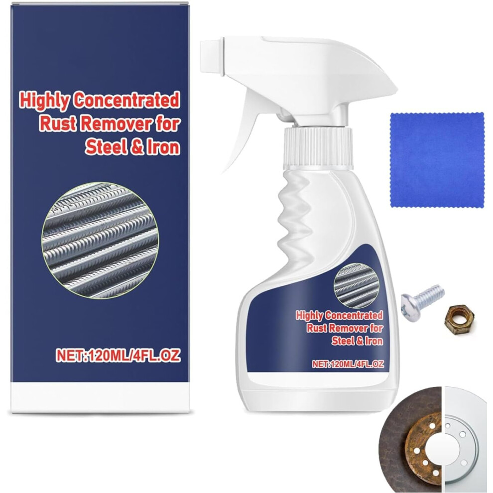 Heavy Duty Metal Rust Remover, Highly Concentrated Rust Remover For Metal, Anti Rust Converter Sprays For Steel & Iron, Heavy Duty Iron Spray, Powerf 53244727
