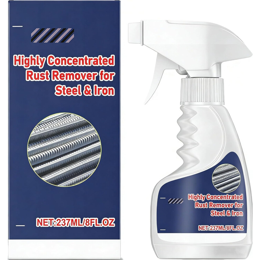 Heavy-Duty Metal Rust Remover, 2026 New Meigline Upgrade Highly Concentrated Rust Remover, Anti-Rust Converter Spray, Highly Effective Powerful Metal 19267616