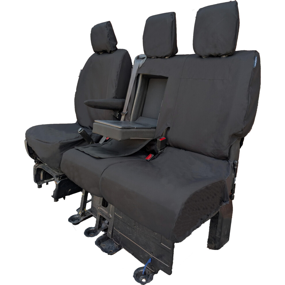 Tailored Seat Covers To Fit: Vauxhall Vivaro 2019+ Citroen Dispatch, Peugeot Expert, Toyota Proace 2016+ Fiat Scudo 2022+ Driver & Double Passenger [ 80666868