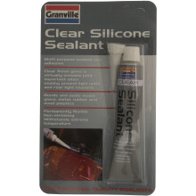 GRANVILLE GV0374 Silicone Sealant, 40 g, Clear