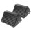 80681 2 Pack Solid Rubber Heavy Duty Wheel Chock with Eyebolt,1 Pair 1