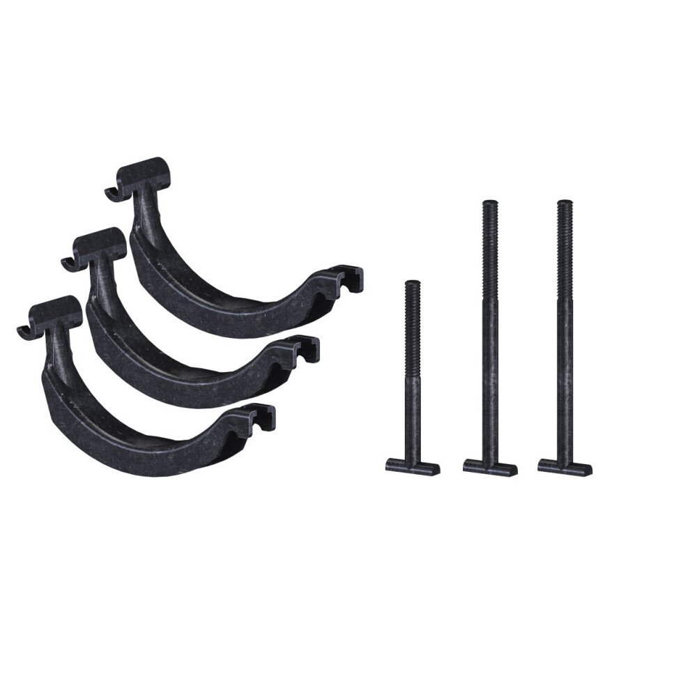 Thule 591/598 Proride Bike Cycle Carrier | Square Roof Bar Adapter Kit 91462640