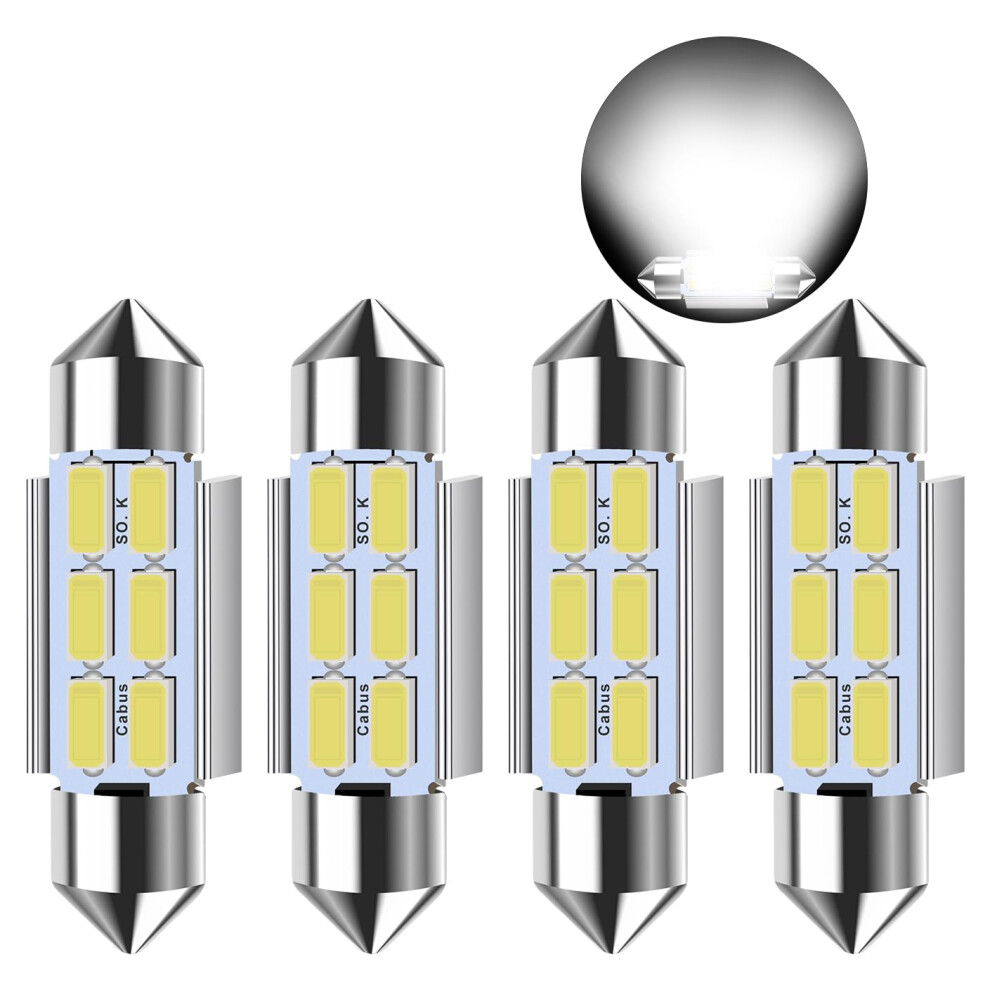 Safego 36Mm Festoon Led Car Bulb C5w Led Bulb Canbus Error Free 1.42'' 6411 6418 De3425 Car Interior Dome Reading Bulbs Number Plate Courtesy L Light 36661527