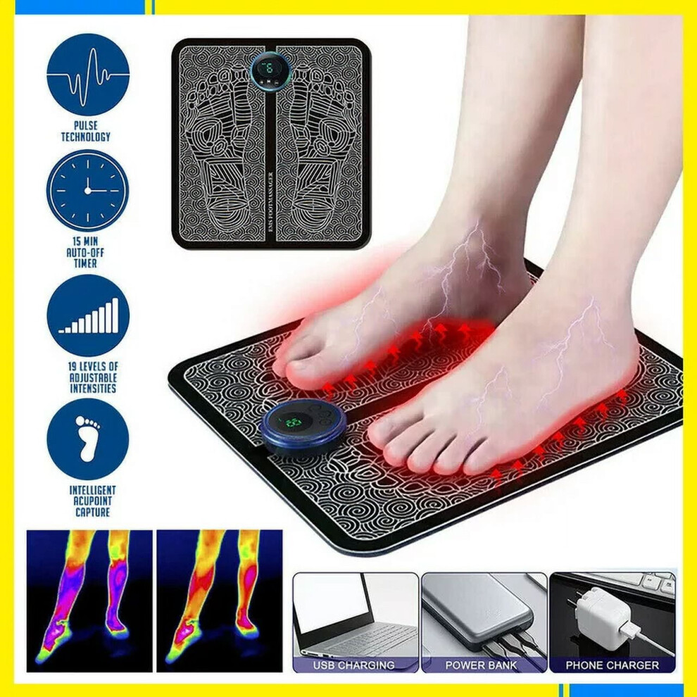 Foot Massager Mat for Pain, Fatigue & Swelling Relief