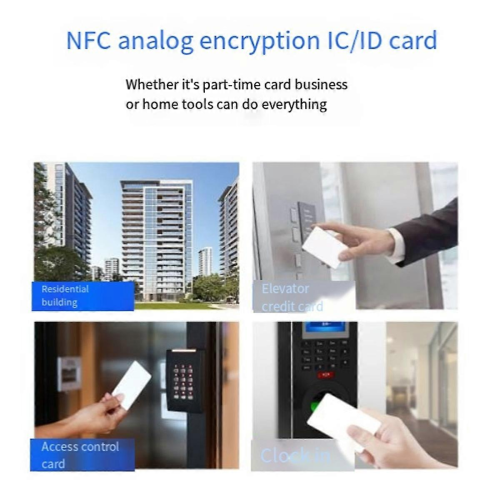 (Pro Max）Bluetooth NFC Reader IC/ID Card Reader. Leak Proof. Access Control Elevator Card, Bluetooth 3 1