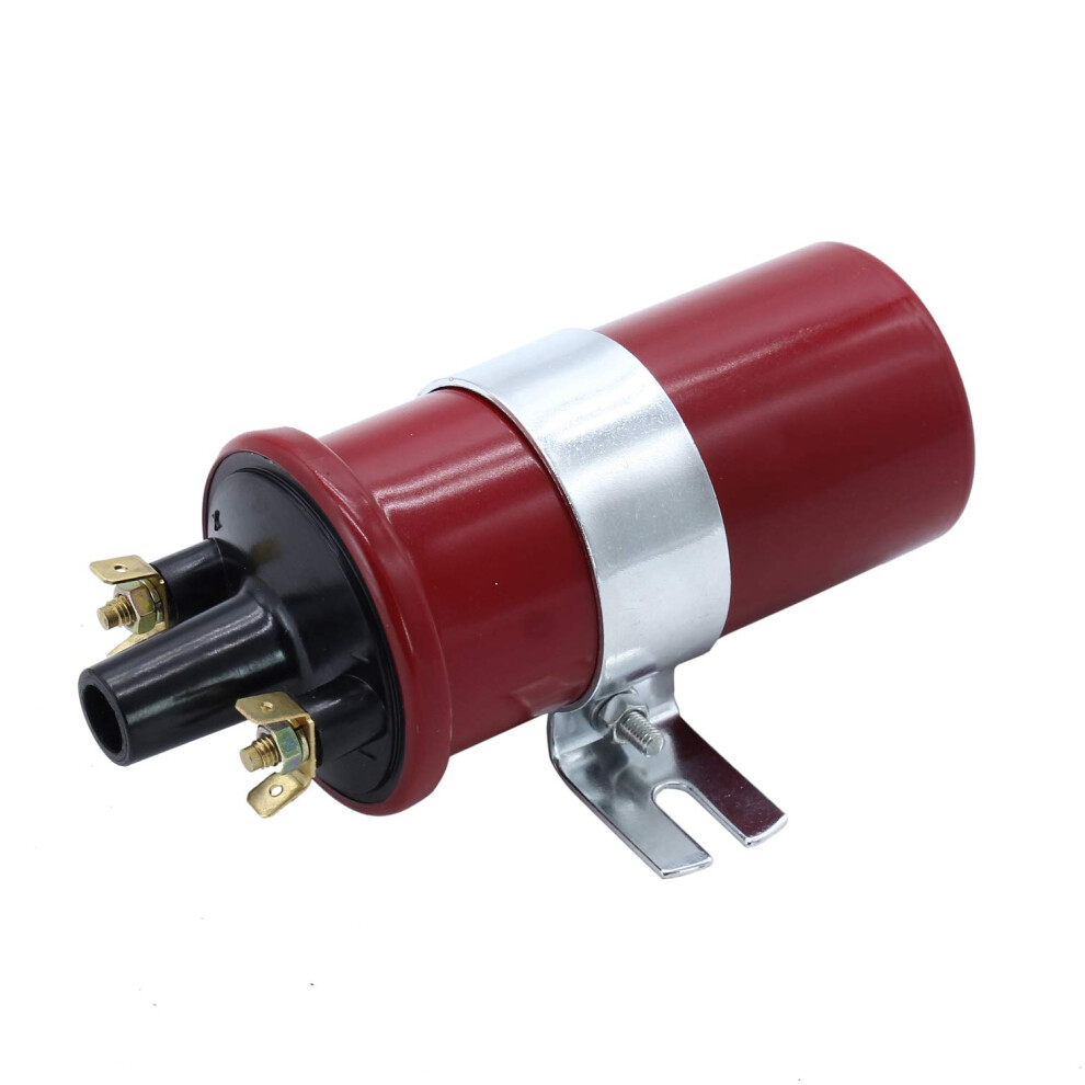 Takpart 12V Sports Ignition Coil Compatible With Lucas Dlb105 Dlb105 Red 53596055