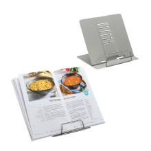 Höhenverstellbare Buchständer mit Clips, 2er-Set