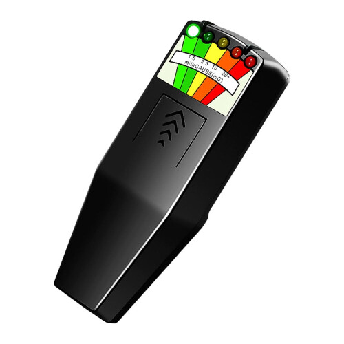 EASTIN5-LED EMF-måler til spøgelsesjagt, sort ABS