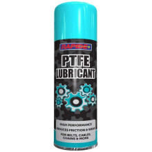 Rapide 300ml PTFE Grease Aerosol Spray Lubricant Can Chains Belts Cables Oil