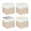 Linen Storage Baskets Set of 4 - Multipurpose Organizers 1