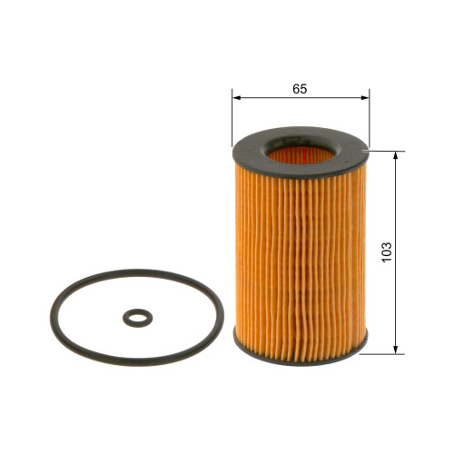 Bosch Bosch P7157 Car Oil Filter - Replacement Filter 1