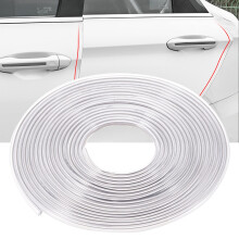MRCPRIAN Transparent Widen Car Door Protector, Car Door Seal with U-Shaped Accessories, Interior Seal, Door Edge Protector(16.4FT)