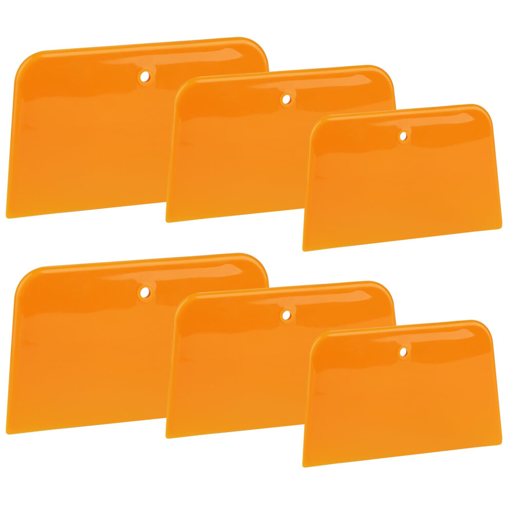 6 Pcs Automotive Body Fillers Body Filler Spreaders 4, 5, 6 Inch Auto Body Spreader Hard Plastic Auto Spreader For Applying Fillers Putties Glazes Ca 92109315