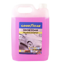 Goodyear Snow Car Shampoo 5L – Cherry Fragrance, Pressure Washer Compatible, Thick Lather, Gently Lifts Grime, Lance Suitable