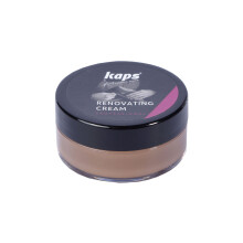 Kaps Renovating Repair Cream For Smooth Leather Shoes Bags Seats, Scratch And Scuff Cover, Renovating Cream (139 - Middle Brown)