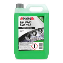 Holts Car Shampoo And Wax 5L, Easy Rinse Car Wash Shampoo, Professional Quality Car Wash And Wax For Streak Free Cleaning, Protects & Shines, For Han