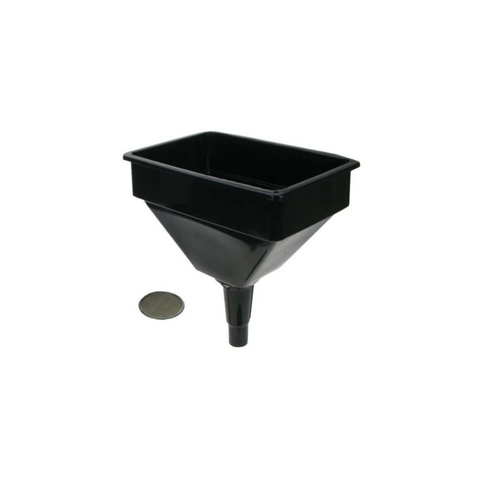 Large Heavy Duty Funnel With Filter Fuel Garage Petrol Oil Diesel Bus Tractor Farmer 90843617