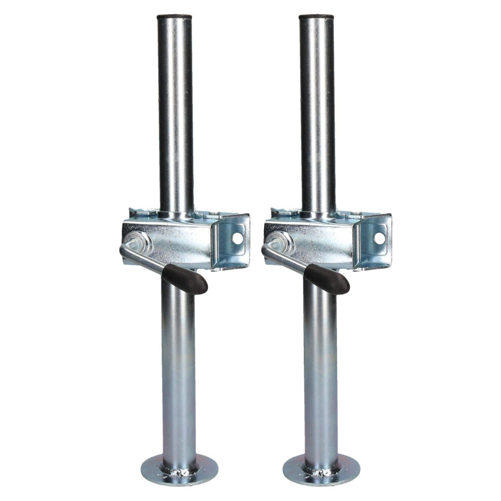 Ab Tools 2 Pack 34Mm Prop Drop Stand 460Mm Long For Trailer Jockey Leg & Clamp 54589322