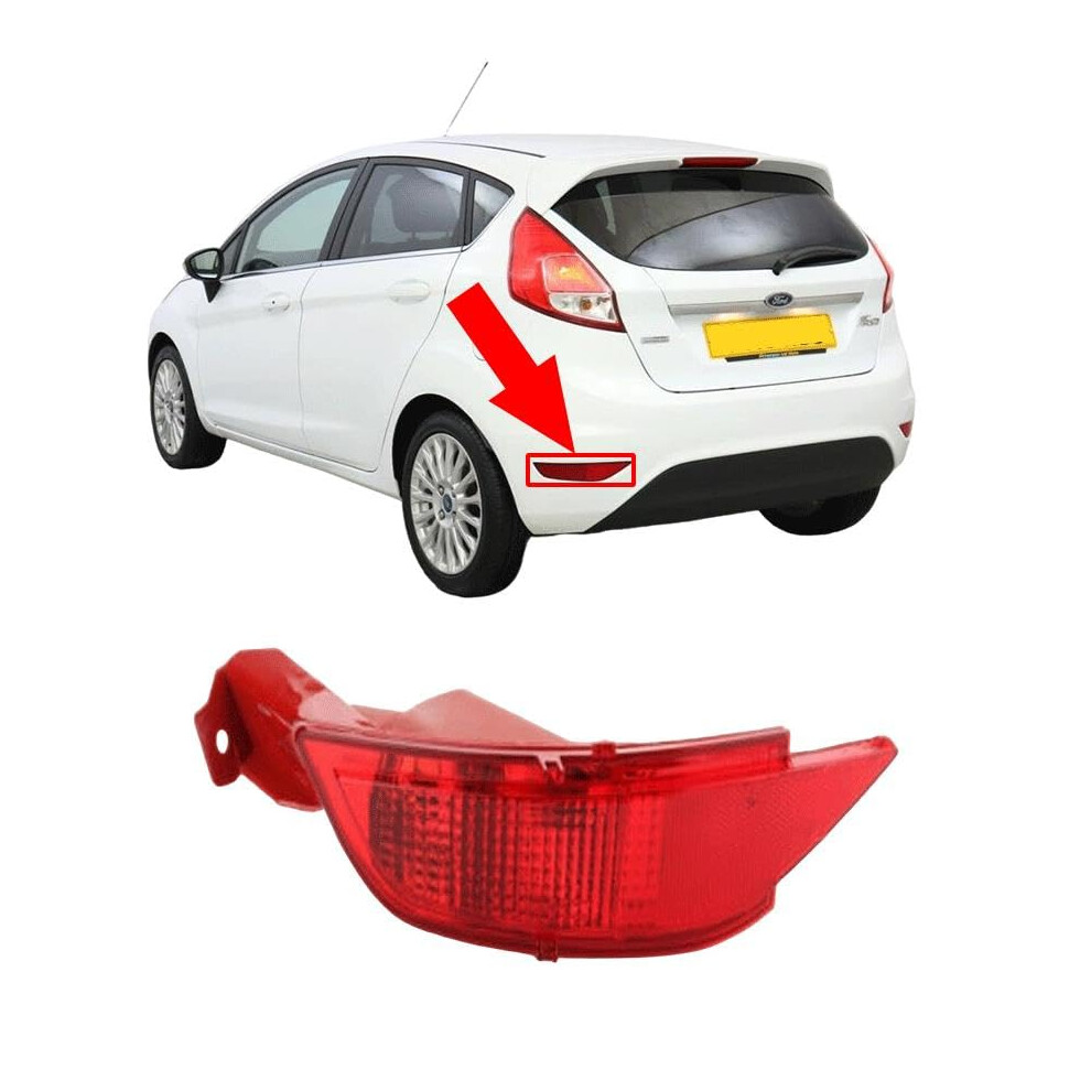 Rear Bumper Reflector Fog Left For Ford Fiesta Mk6 Mk7 8A6115k273 Ad Light 11852445