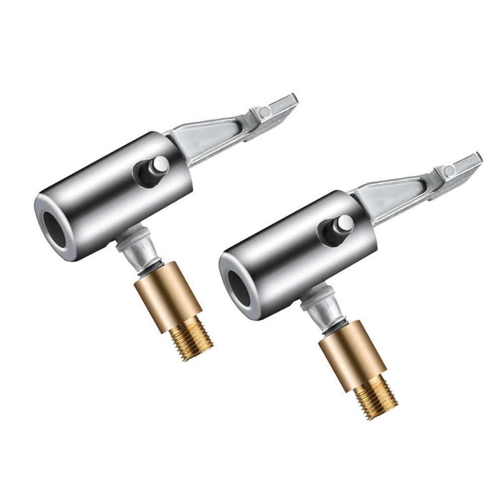 Strrng 2Pcs Tire Air Chuck,Tire Chuck Locking Tire Nozzle,Tyre Valve Air Pump Clip,Car Inflator Valve Connector,Suitable For Inflating Cars,Trucks,Mo 31459594