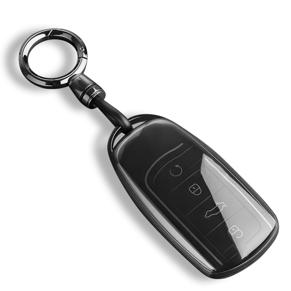 Tpu Key Fob Cover For Chery Jaecoo J7 J8 J9 Omoda 5 Tiggo 7/8 Plus Series ,Car Remote Key Shell Case With 4 Buttons Smart Key Fob Case Holder Protect 49205756