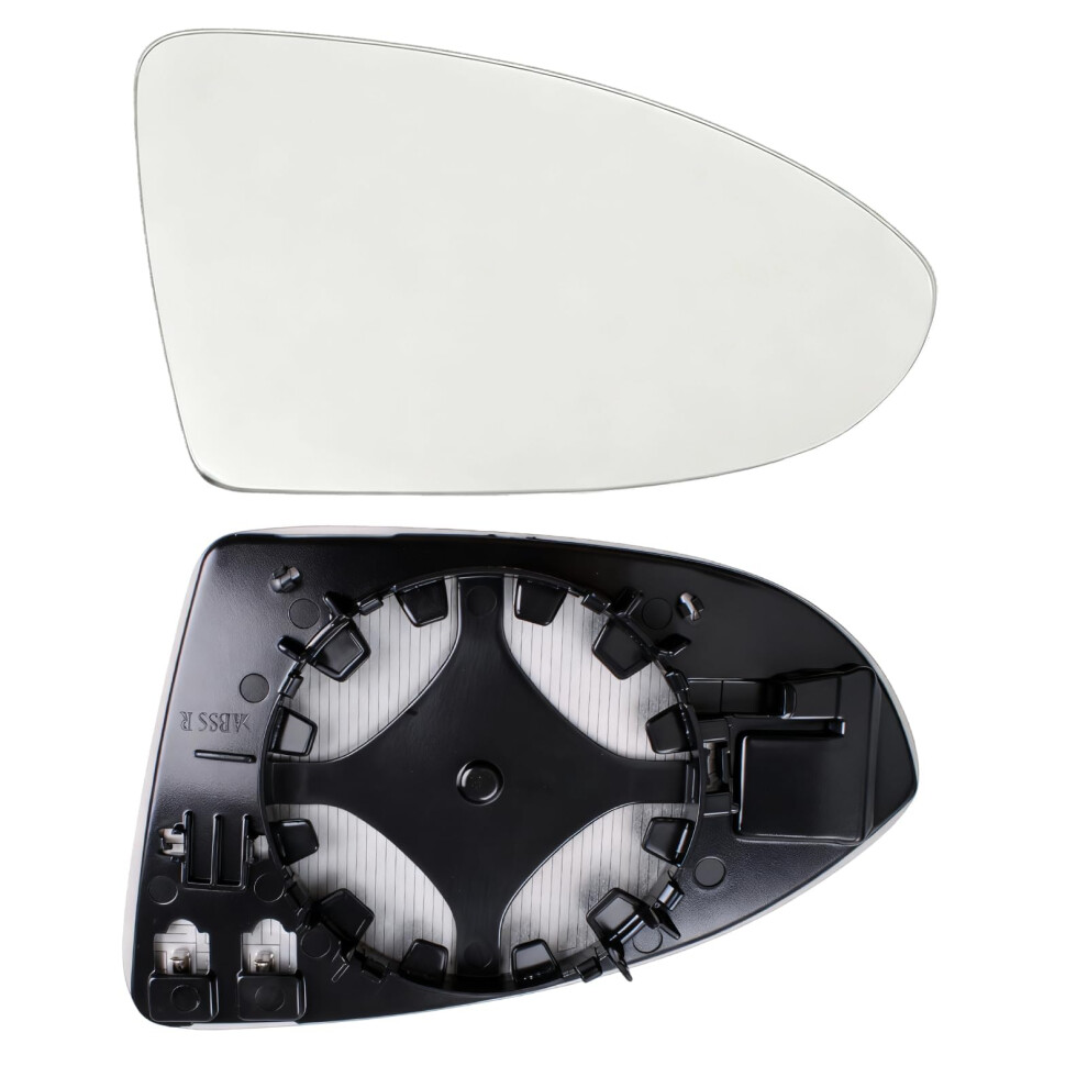 Fit For Vw Golf Mk7 2013-2020 Wing Mirror Glass,Right Side Heated Wing Mirror Glass Replacement Convex Aspherical Driver Side Replacement With Suppor 51427153