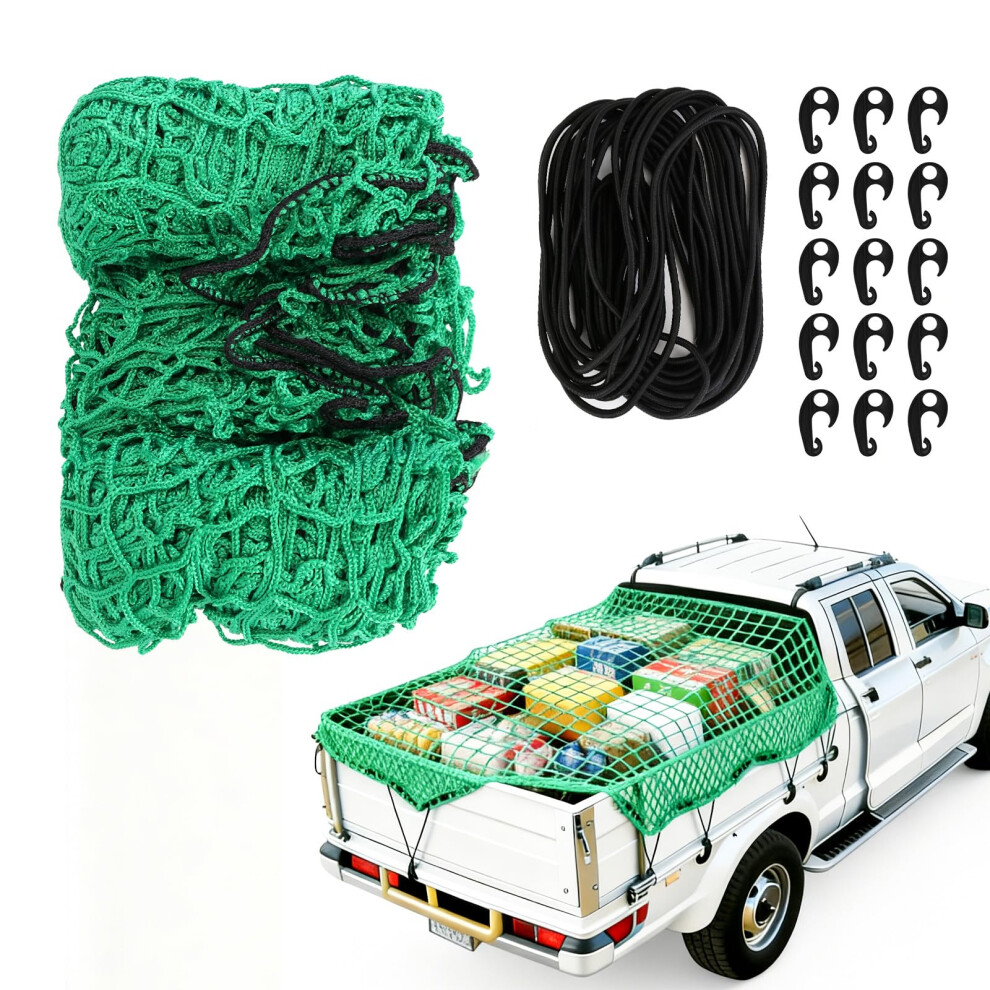 Lukylum Cargo Net For Pickup Truck 2X3 M, Safety Trailer Net Roof Rack Cargo Net For Van Heavy Duty Cargo Netting For Lorry Truck Bed Suv, Luggage Ne 93691611