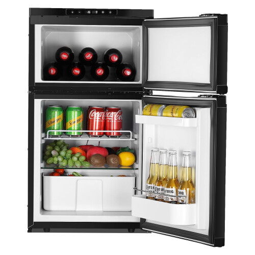 GEARFLOW 80L 12/24v Compressor Fridge Dual Refrigerator Freezer 1