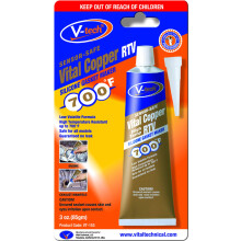 V-Tech VT-153 Quality Copper RTV Silicone Instant High Temperature Gasket Maker