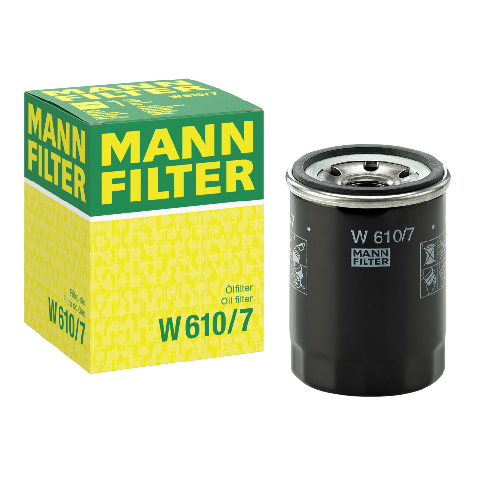 Mann-Filter W 610/7 Oil Filter - For Cars + Transporters 76595172