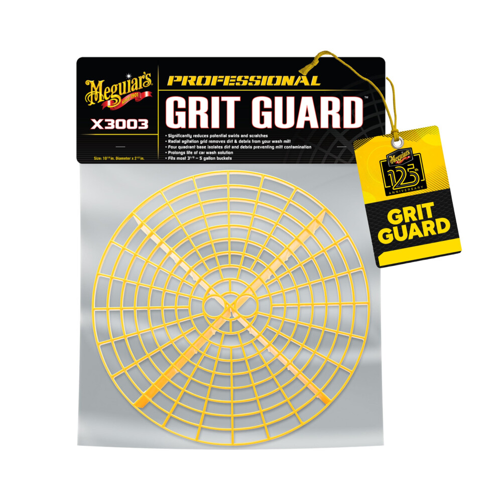 Meguiar's X3003 Professional Car Wash Grit Guard (Car Wash Bucket Sold Separately), Yellow 44955991