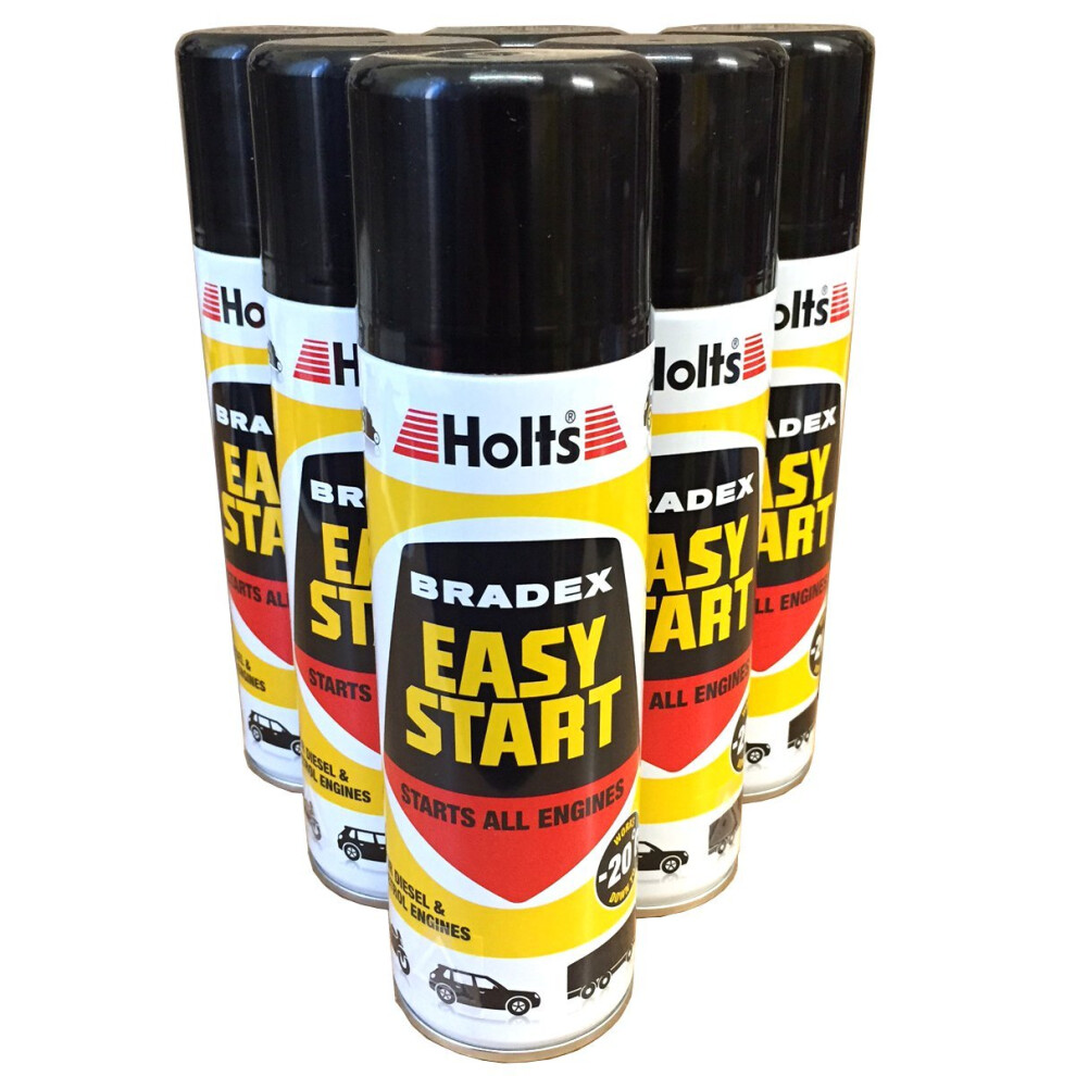 Bradex (Pack Of 4) 300Ml Easy Start - Starts Damp Cold Petrol Or Diesel Engines 95874012