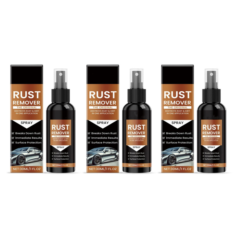Rust Remover Spray,Powerful Metal Cleaner For Rust Treatments,Multi-Purpose Anti Rust Inhibitor Derusting Spray,Car Maintenance Cleaning Rust Dissolv 92793767