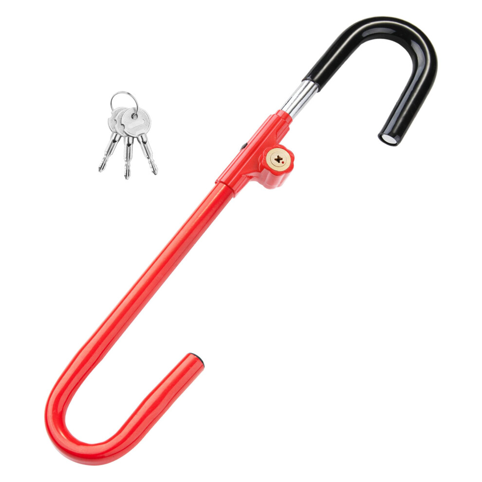 Cartman Steering Wheel Brake Lock Vehicle Anti Theft Security Brake Pedal Lock With Adjustable Length Fit For Distance From Steering Wheel To Pedal W 39254313