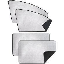 ZATOOTO Car Side Window Shades, Magnetic Car Sunshades for Blockout, Privacy, Opaque (4pcs)